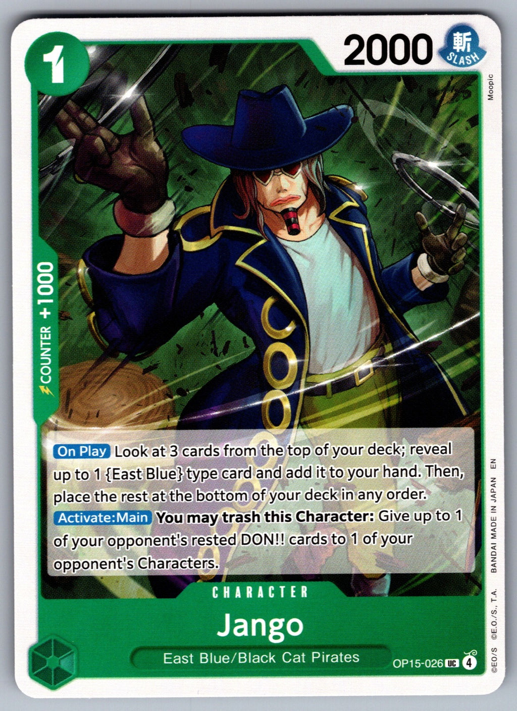 Jango UC Adventure on Kami's Island OP15-026 NM 2026