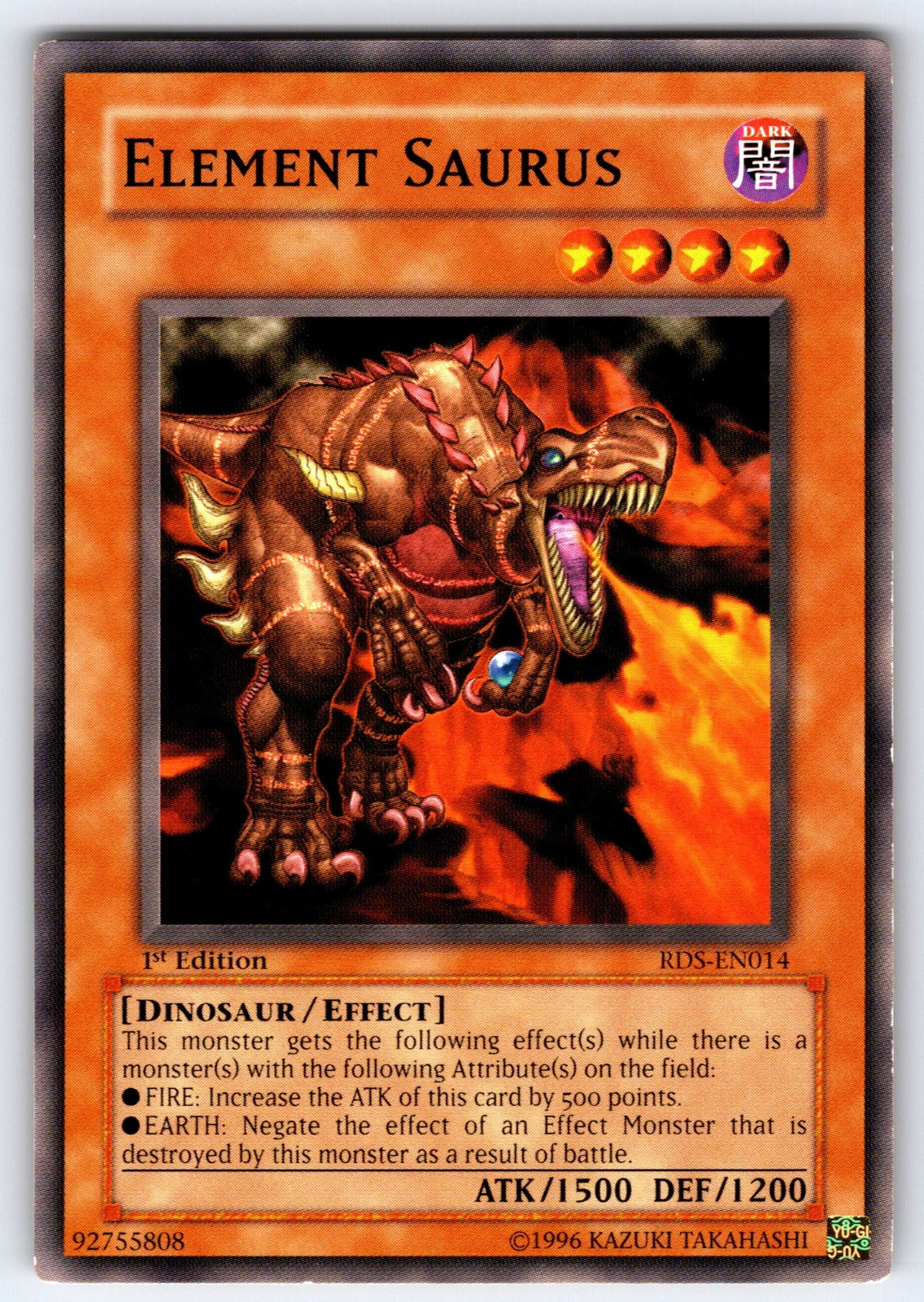 Element Saurus Unlimited Common Rise of Destiny RDS-EN014 LP 2004