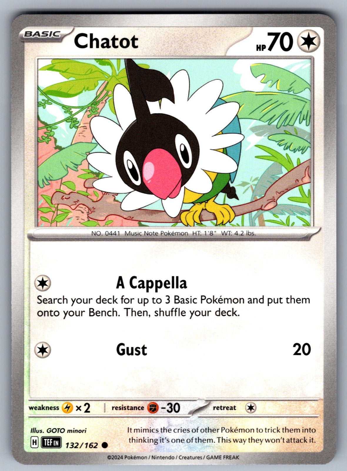 Chatot Common SV05: Temporal Forces 132/162 NM 2024