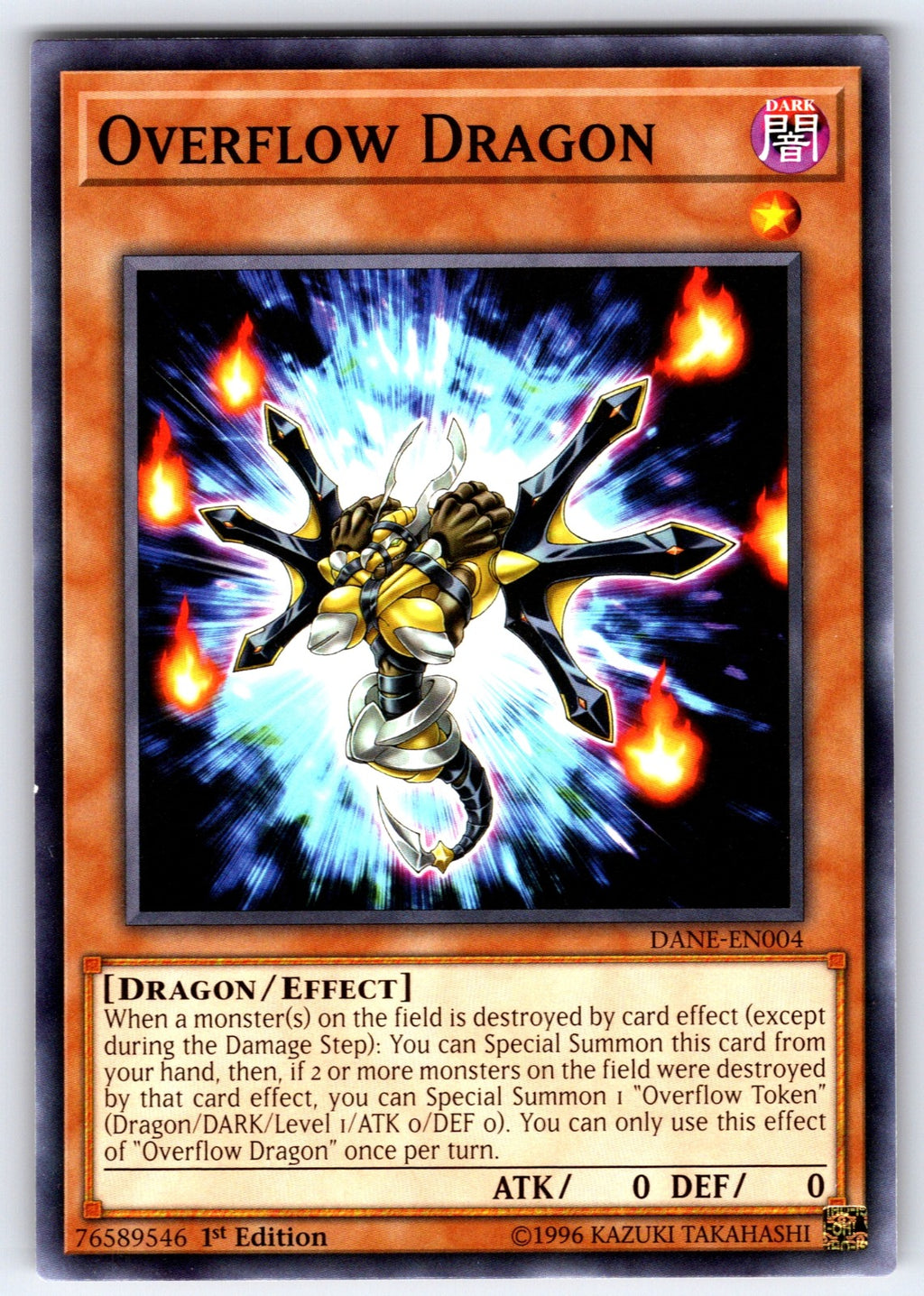Overflow Dragon Unlimited Common Dark Neostorm DANE-EN004 LP 2019