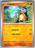 Cubone Common SV09: Journey Together 076/159 NM 2025