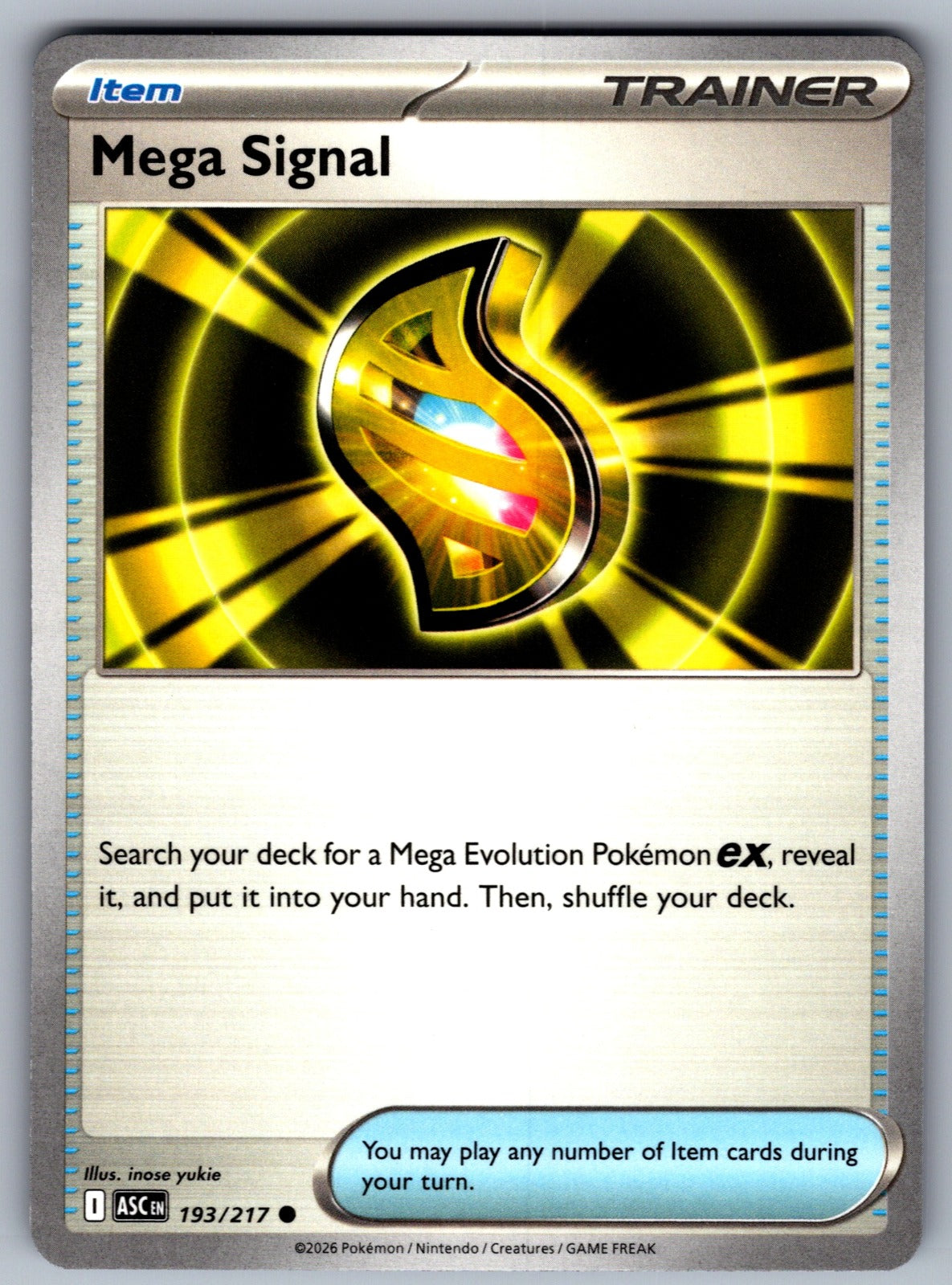 Mega Signal Common ME: Ascended Heroes 193/217 NM 2026