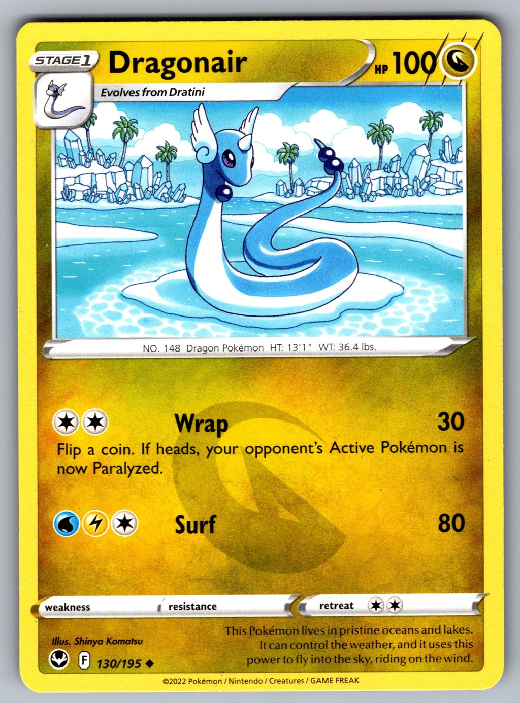Dragonair Uncommon SWSH12: Silver Tempest 130/195 NM 2022