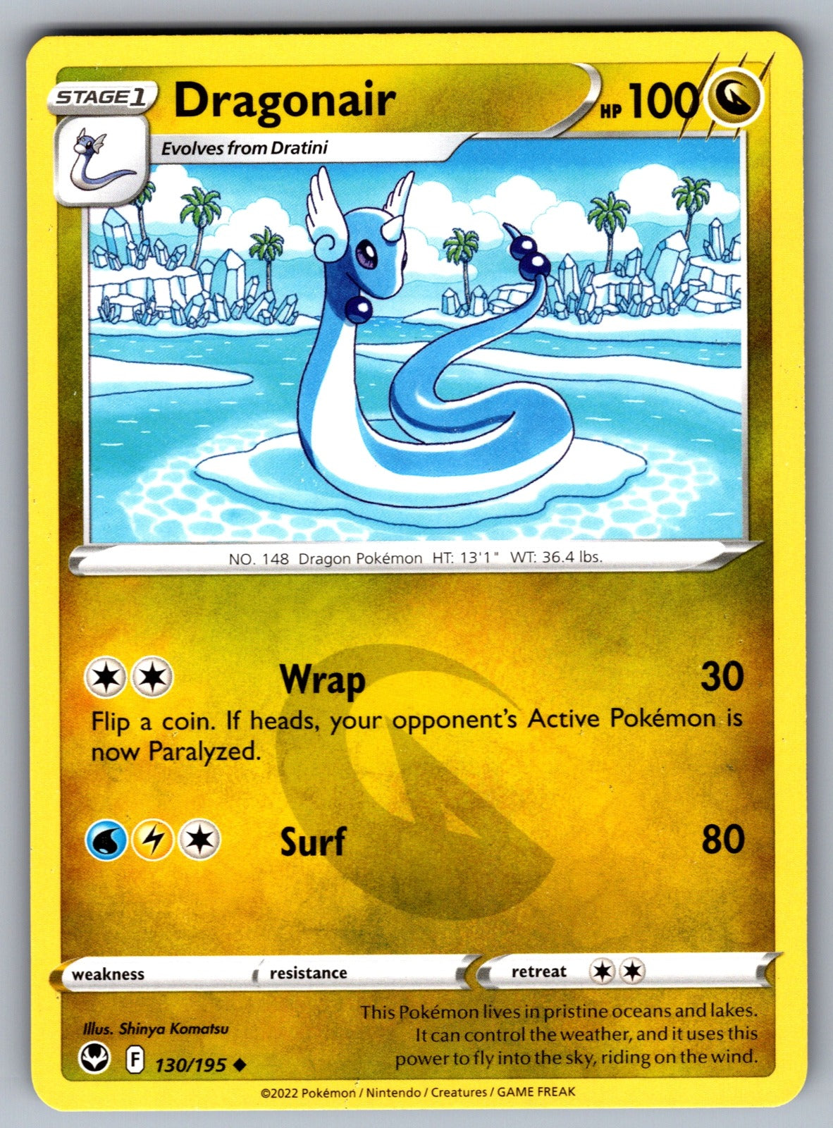 Dragonair Uncommon SWSH12: Silver Tempest 130/195 NM 2022