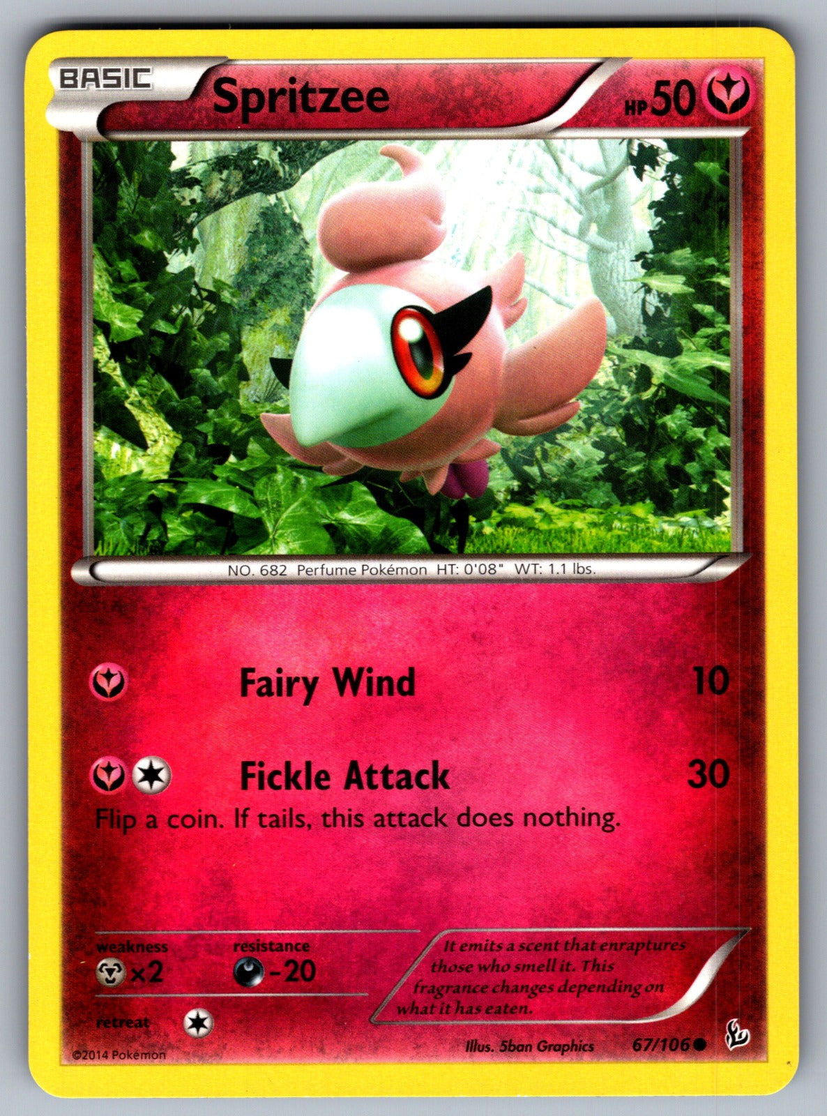 Spritzee Common XY - Flashfire 67/106 LP 2014