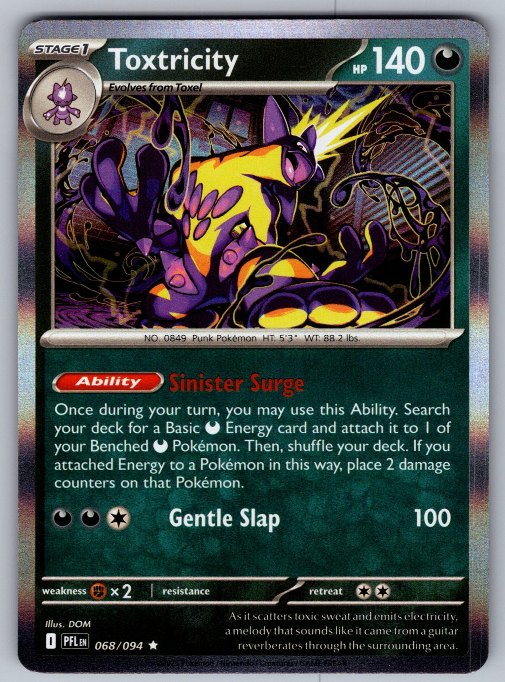 Toxtricity Rare Deck Exclusives 068/094 NM 2016