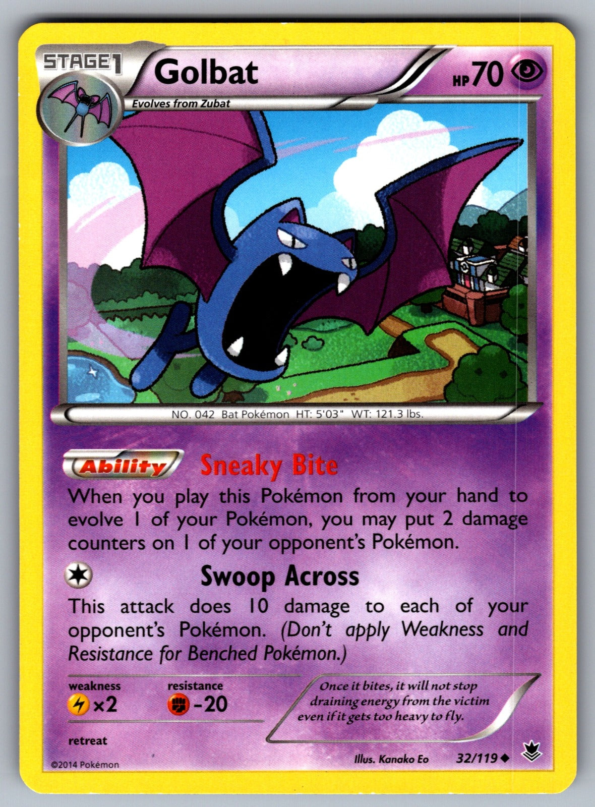 Golbat Uncommon Generations 31/83 LP 2016