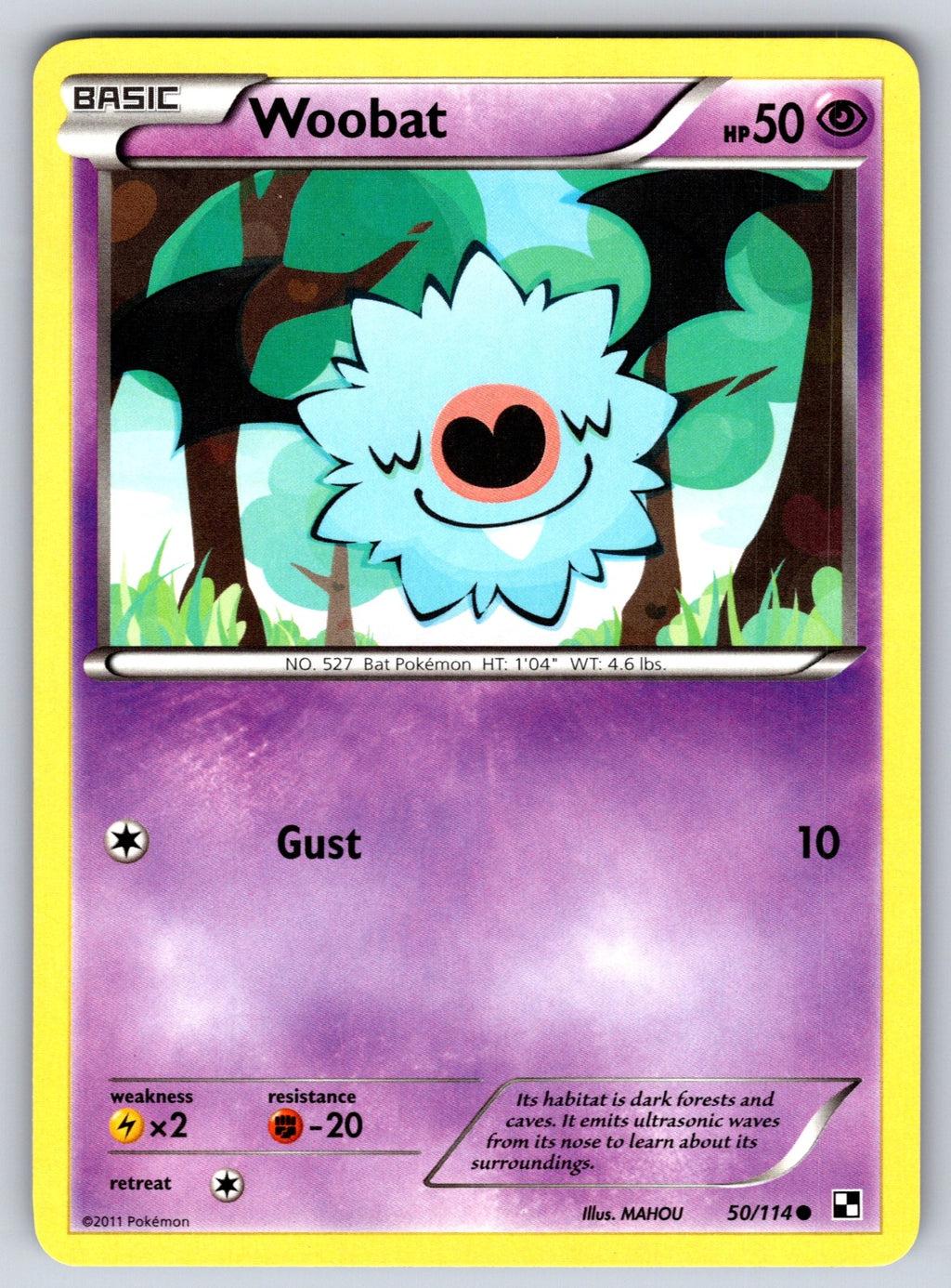 Woobat Common Black and White 50/114 LP 2011