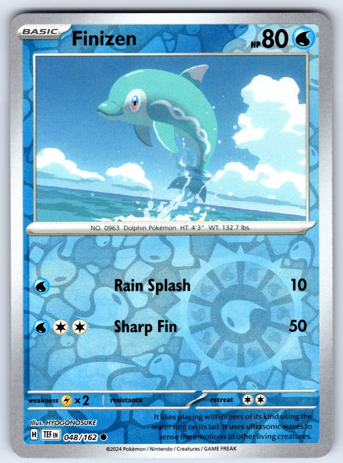Finizen Reverse Holo Common SV05: Temporal Forces 048/162 NM 2024