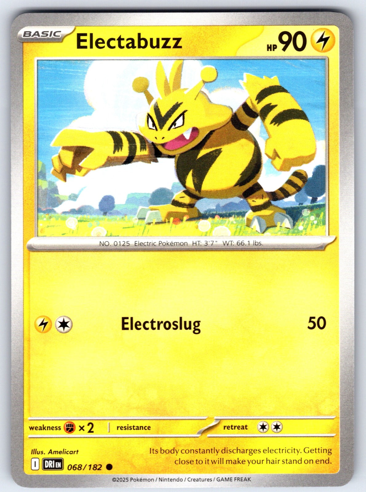 Electabuzz Common SV10: Destined Rivals 068/182 NM 2025
