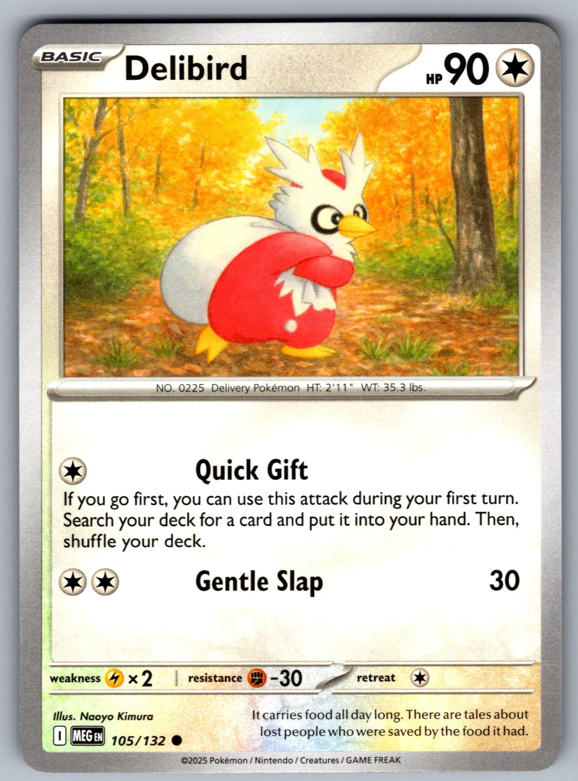 Delibird Common ME01: Mega Evolution 105/132 NM 2025