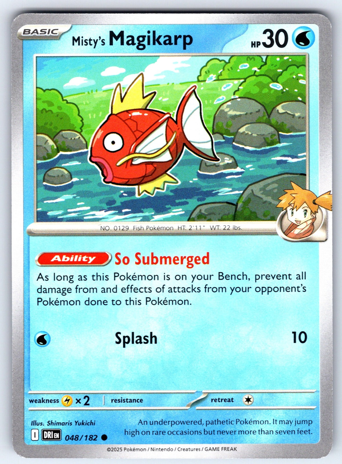 Misty's Magikarp Common SV10: Destined Rivals 048/182 NM 2025