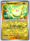 Togedemaru Reverse Holo Uncommon SV07: Stellar Crown 054/142 NM 2024