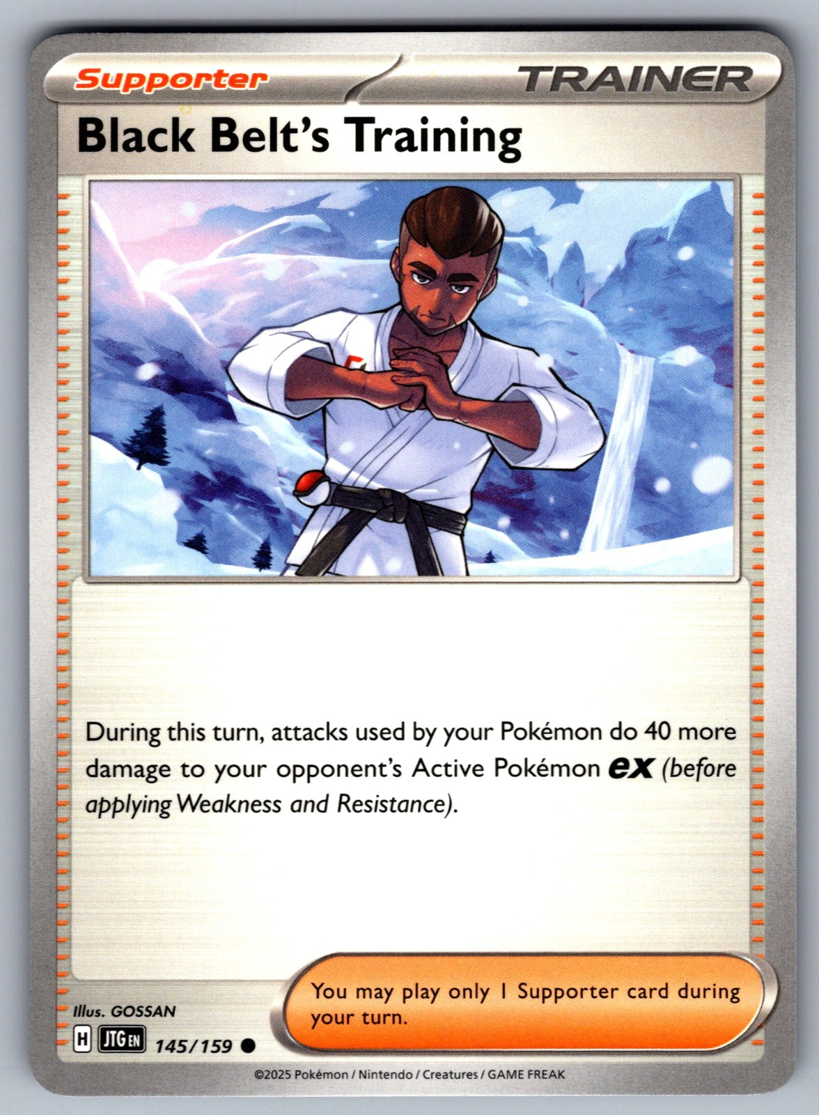 Black Belt's Training Common SV09: Journey Together 145/159 NM 2025