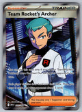 Team Rocket's Archer Holo Ultra Rare SV10: Destined Rivals 223/182 NM 2025