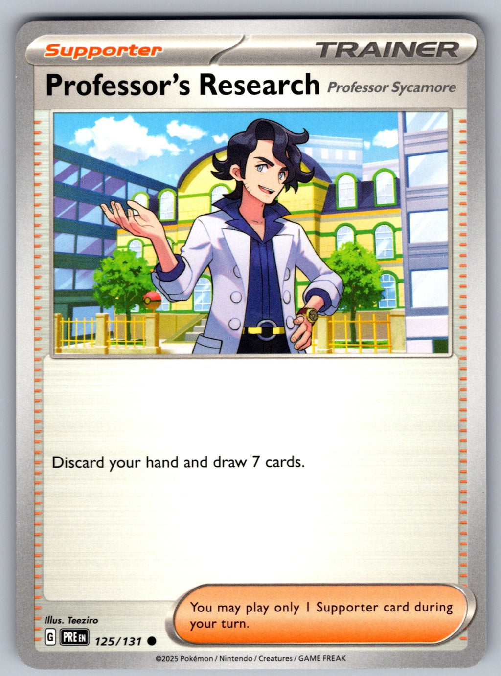 Professor's Research [Professor Sycamore] Common SV: Prismatic Evolutions 125/13