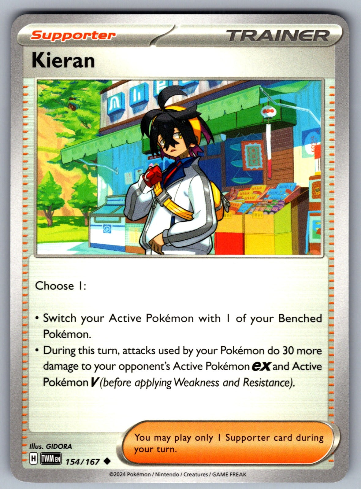 Kieran Uncommon SV06: Twilight Masquerade 154/167 NM 2024