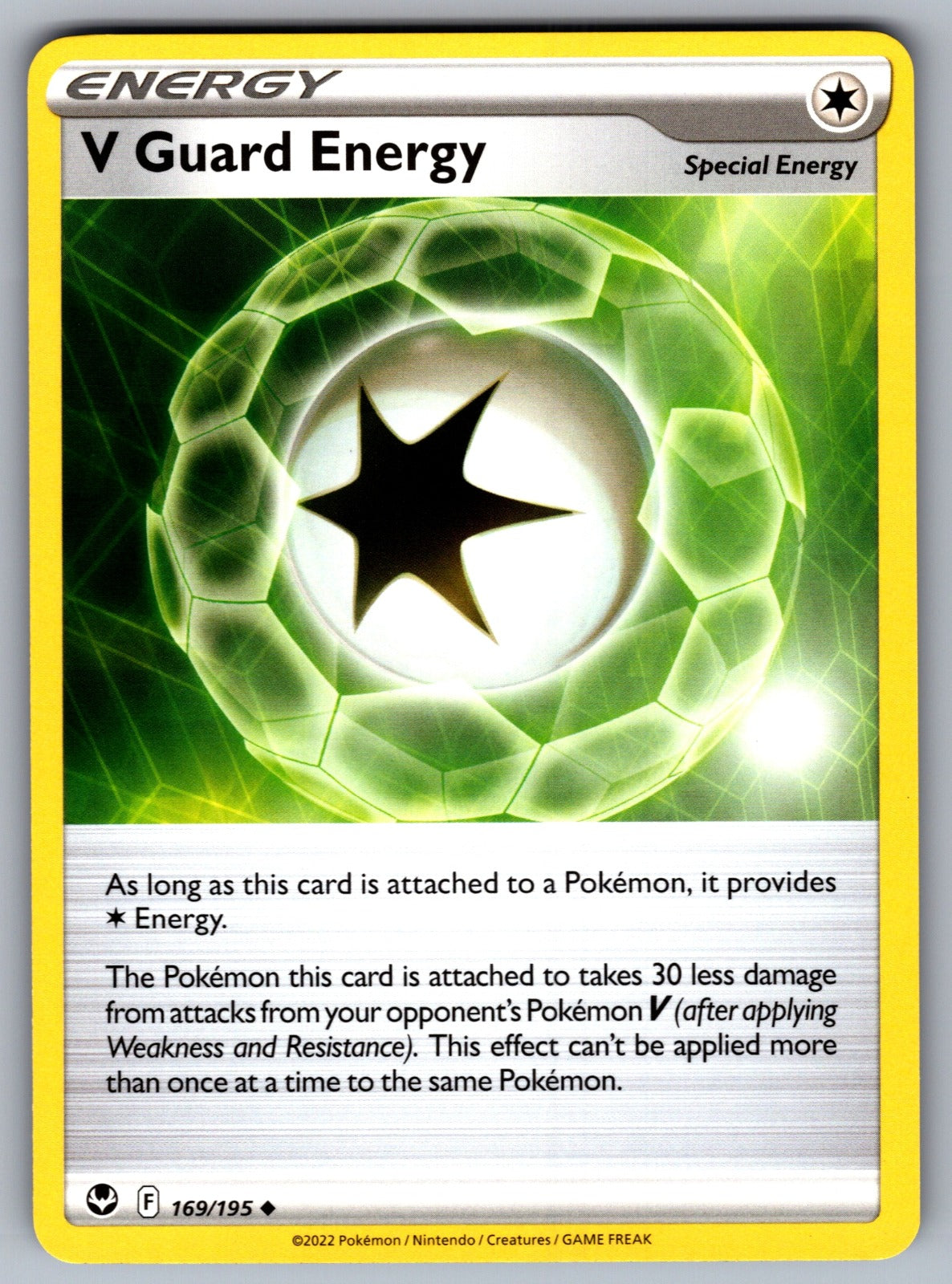V Guard Energy Uncommon SWSH12: Silver Tempest 169/195 NM 2022