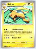 Raichu Common SV05: Temporal Forces 052/162 NM 2024