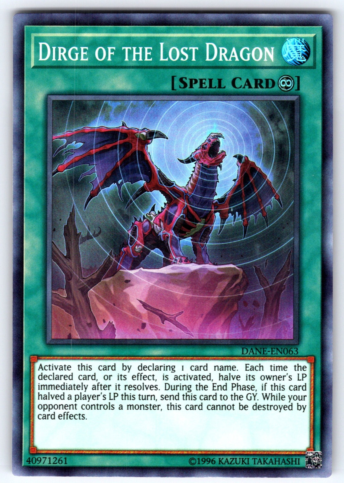 Dirge of the Lost Dragon Unlimited Super Rare Dark Neostorm DANE-EN063 NM 2019