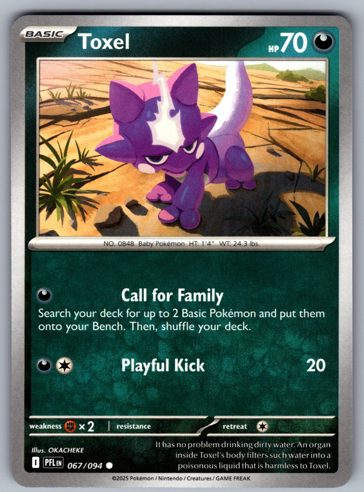 Toxel Common ME02: Phantasmal Flames 067/094 NM 2025