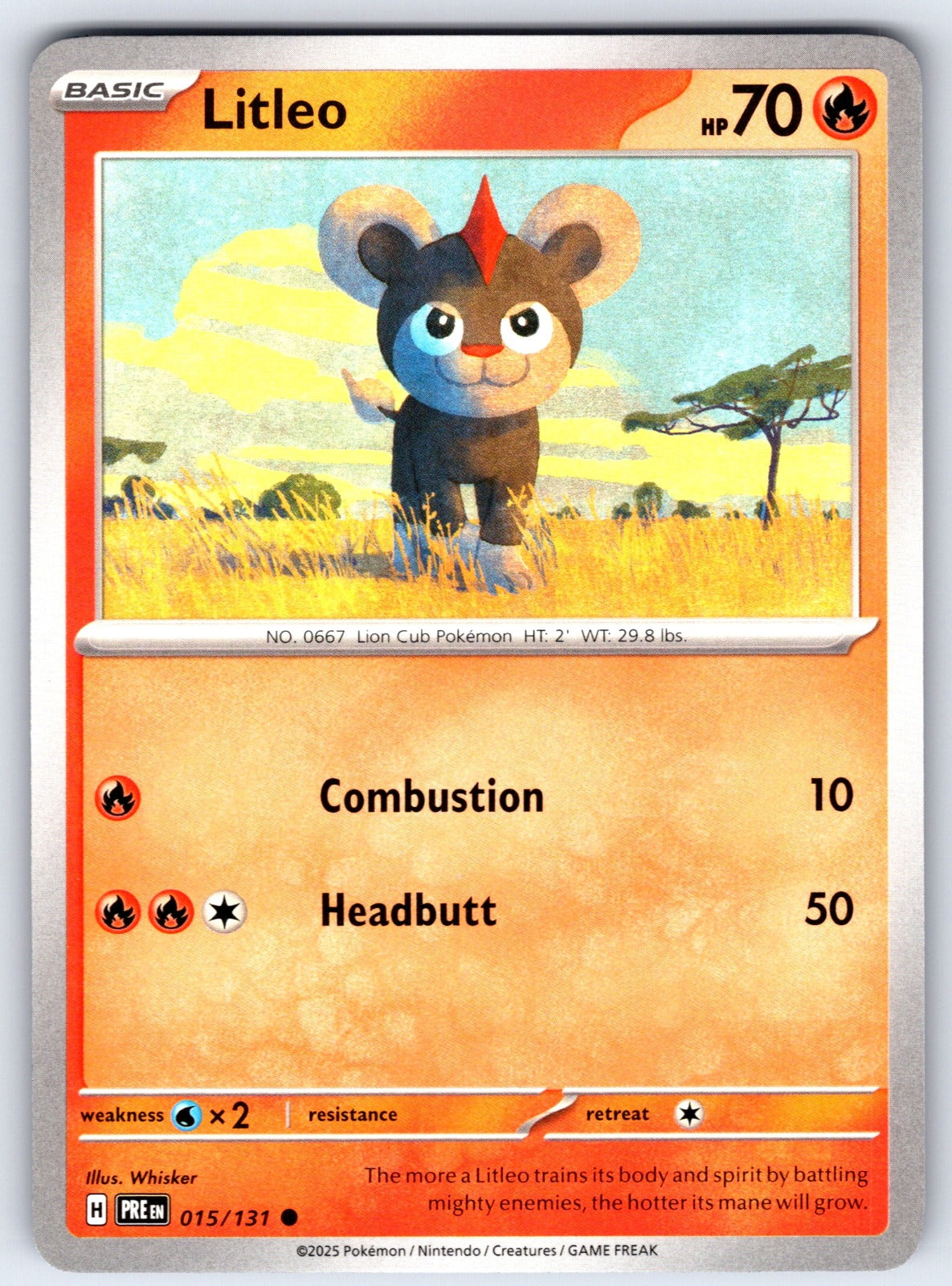 Litleo Common SV: Prismatic Evolutions 015/131 NM 2025