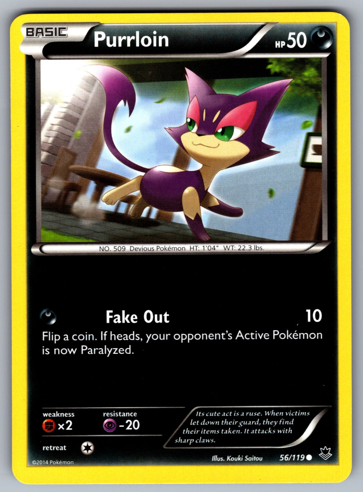 Purrloin Common XY - Phantom Forces 56/119 LP 2014