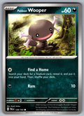 Paldean Wooper Common SV02: Paldea Evolved 128/193 NM 2023