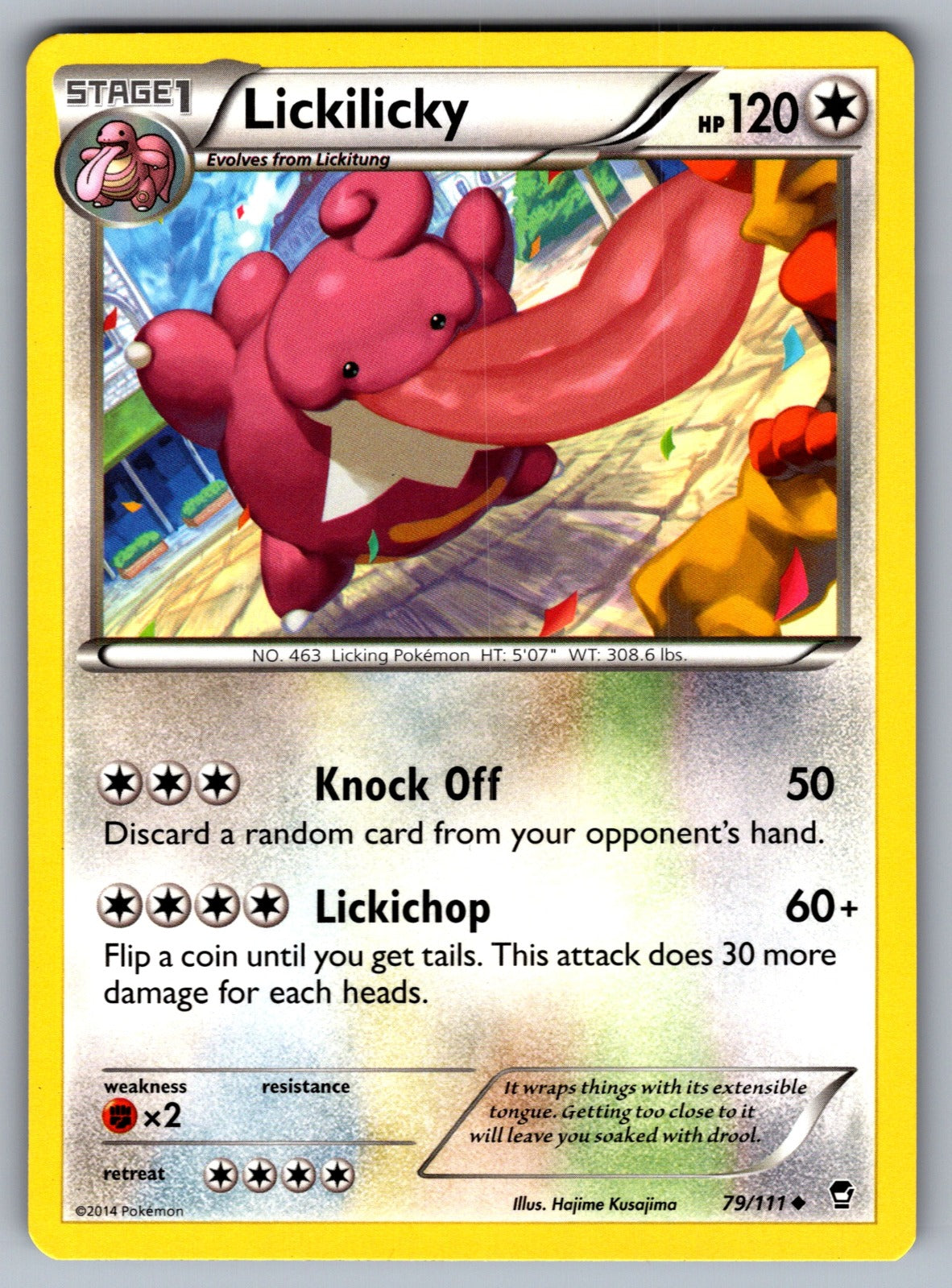 Lickilicky Uncommon XY - Furious Fists 79/111 LP 2014