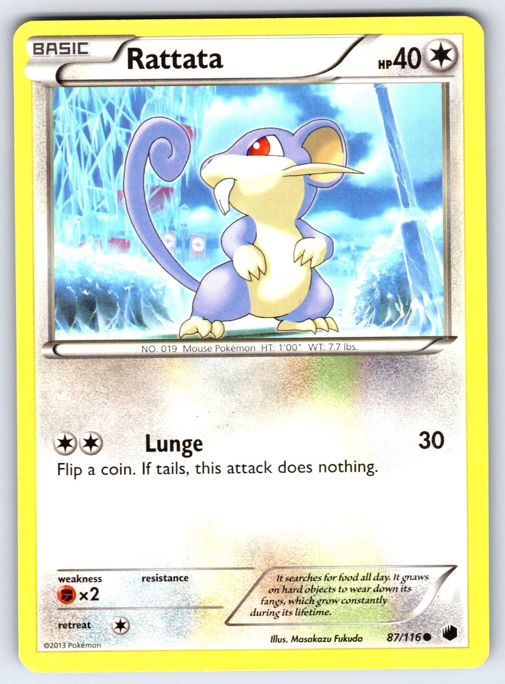 Rattata Common Plasma Freeze 87/116 LP 2013
