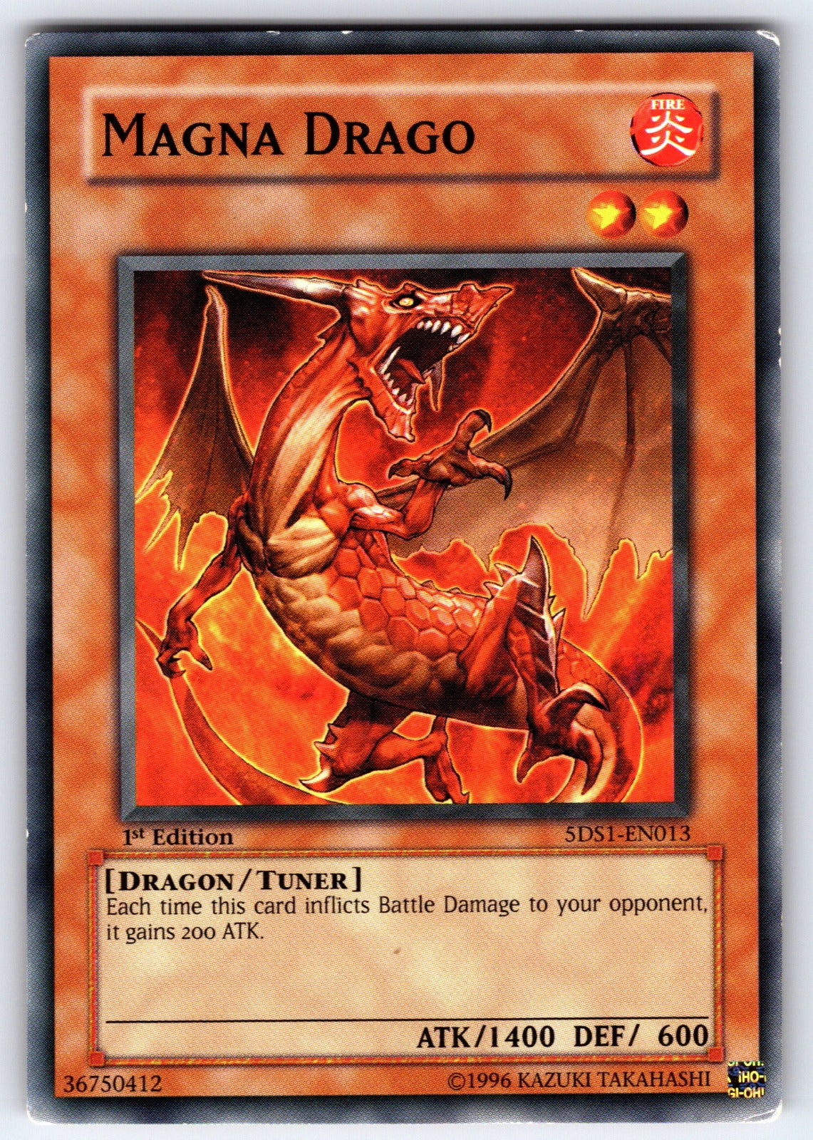 Magna Drago Unlimited Common 5D's 2008 Starter Deck 5DS1-EN013 NM 2008