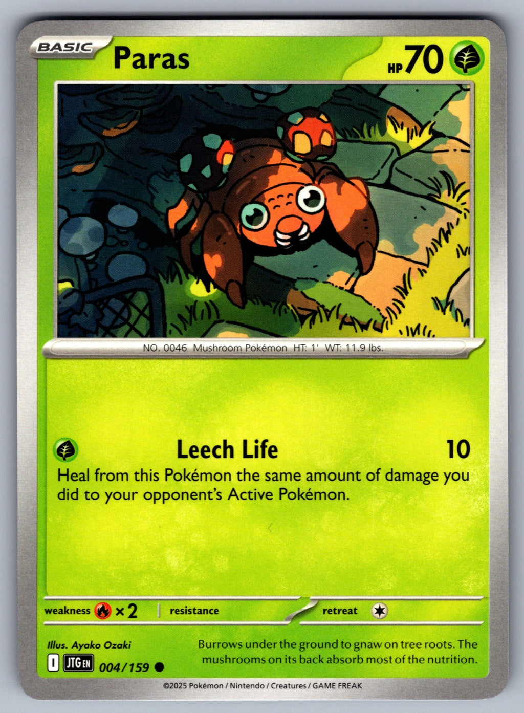 Paras Common SV09: Journey Together 004/159 NM 2025
