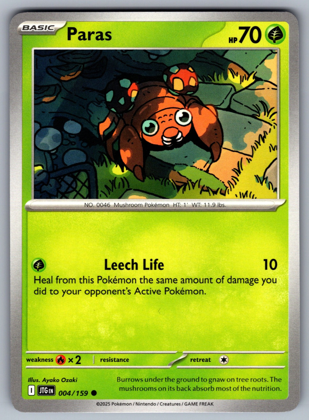 Paras Common SV09: Journey Together 004/159 NM 2025