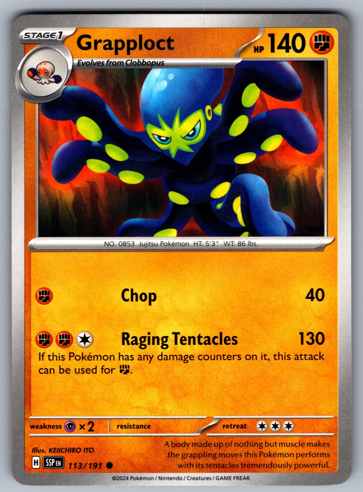 Grapploct Common SV08: Surging Sparks 113/191 NM 2024