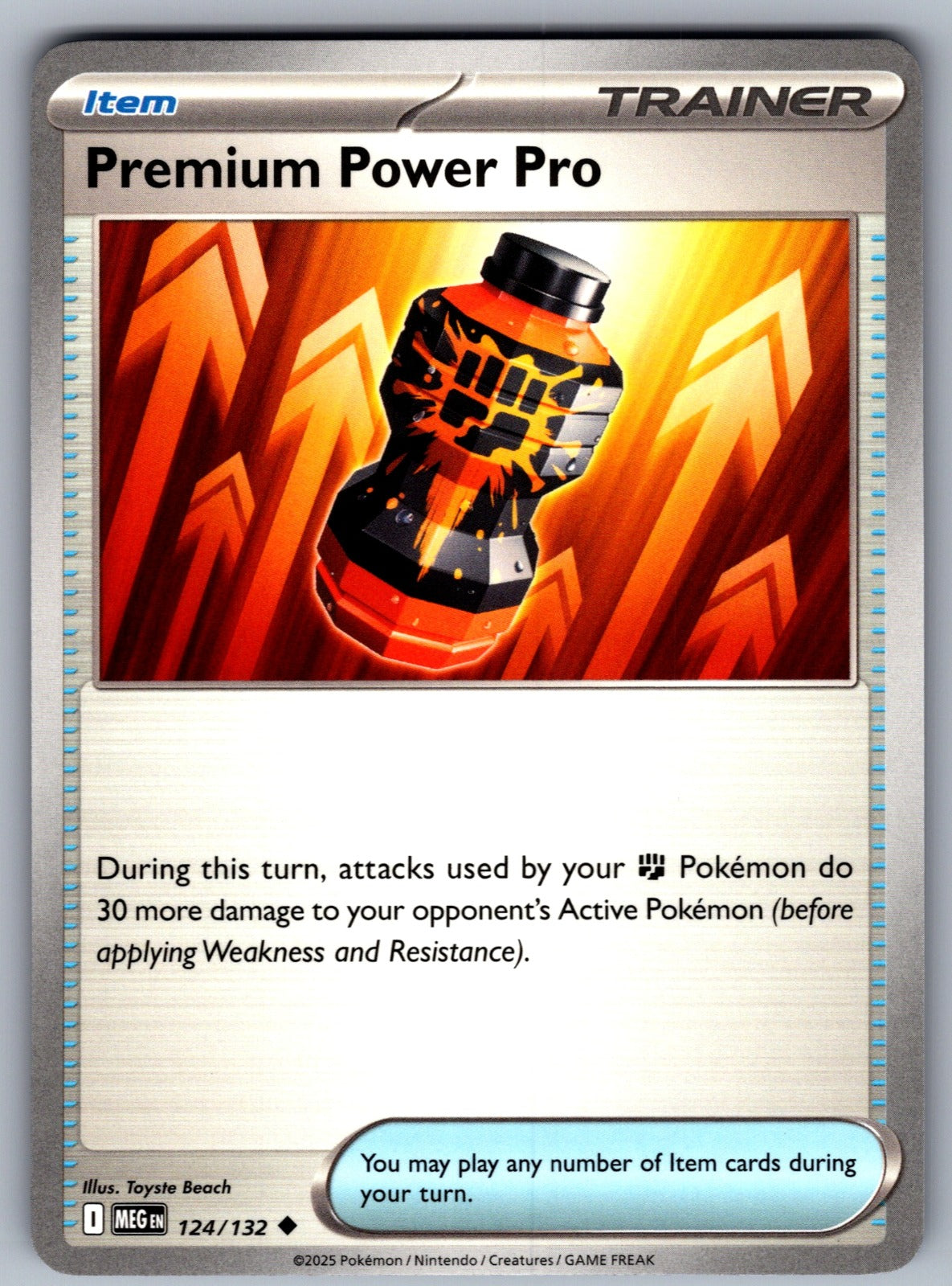 Premium Power Pro Uncommon ME01: Mega Evolution 124/132 NM 2025
