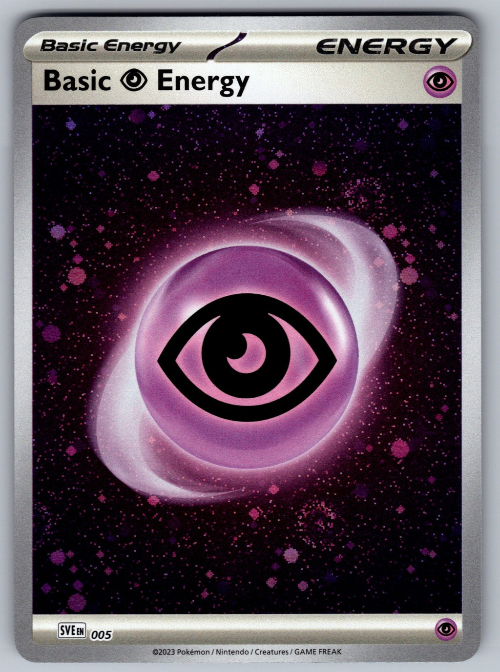 Basic Psychic Energy (Cosmos Holo) Holo Common SVE double SWIRLS