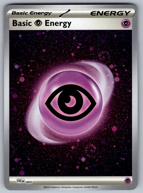 Basic Psychic Energy (Cosmos Holo) Holo Common SVE double SWIRLS