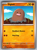 Diglett Common SV: Scarlet & Violet 151 050/165 NM 2023