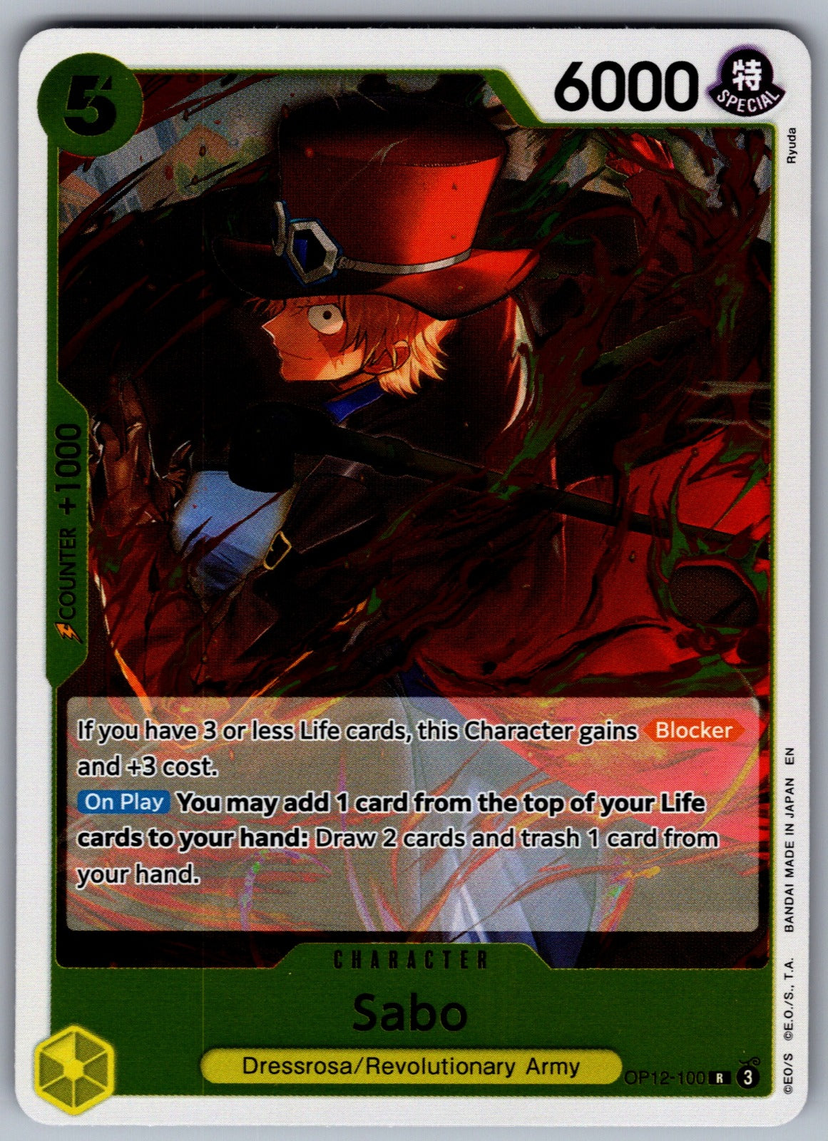Sabo Foil R Legacy of the Master OP12-100 NM 2025