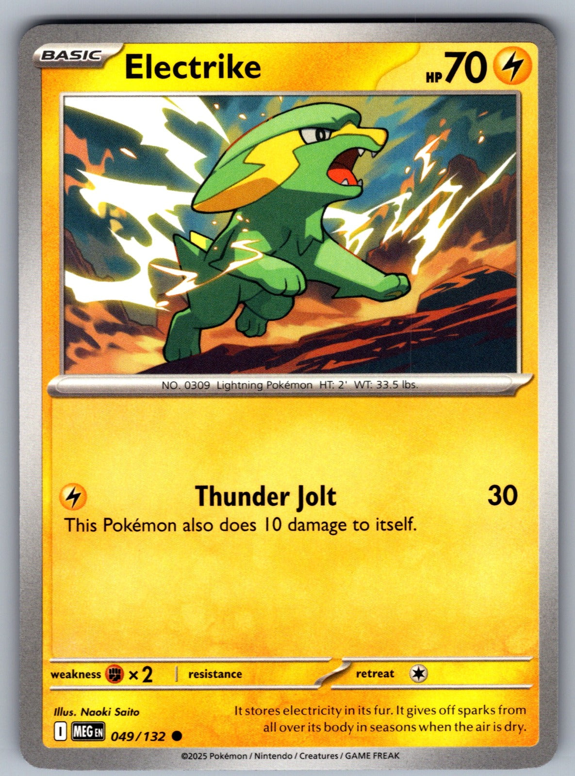 Electrike Common ME01: Mega Evolution 049/132 NM 2025