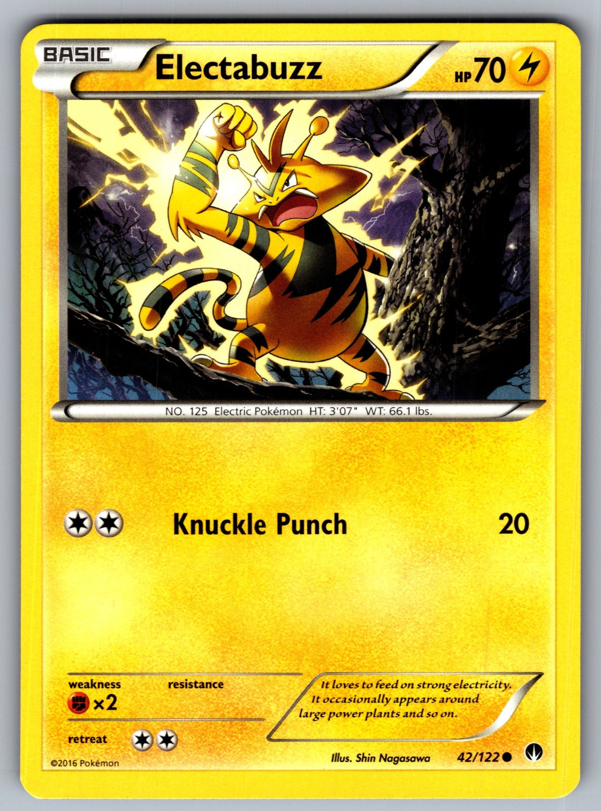 Electabuzz Common XY - BREAKpoint 42/122 LP 2016