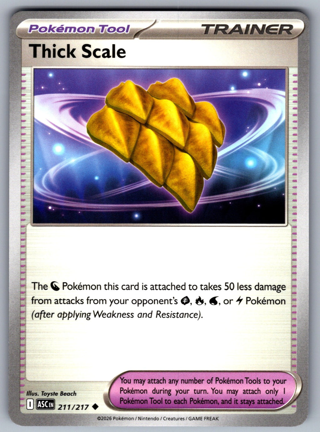 Thick Scale Uncommon ME: Ascended Heroes 211/217 NM 2026