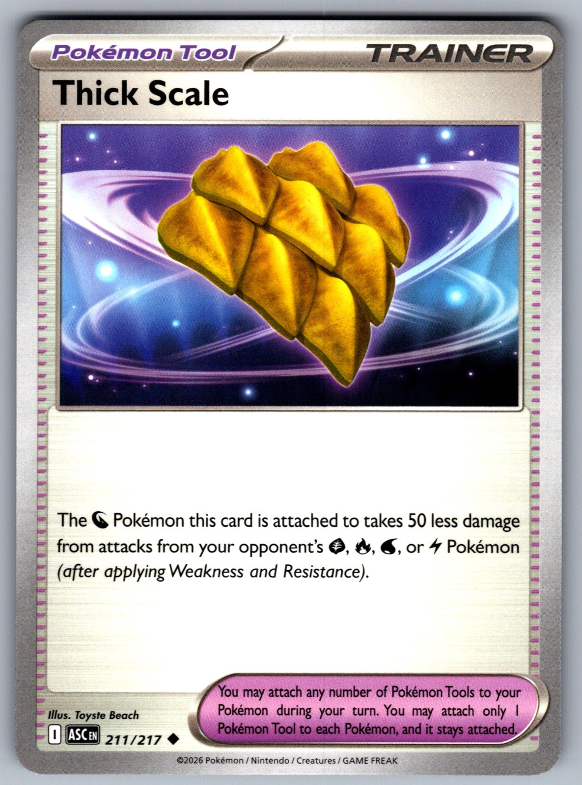 Thick Scale Uncommon ME: Ascended Heroes 211/217 NM 2026