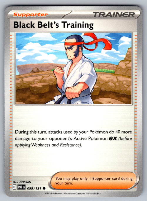 Black Belt's Training Common SV: Prismatic Evolutions 099/131 NM 2025