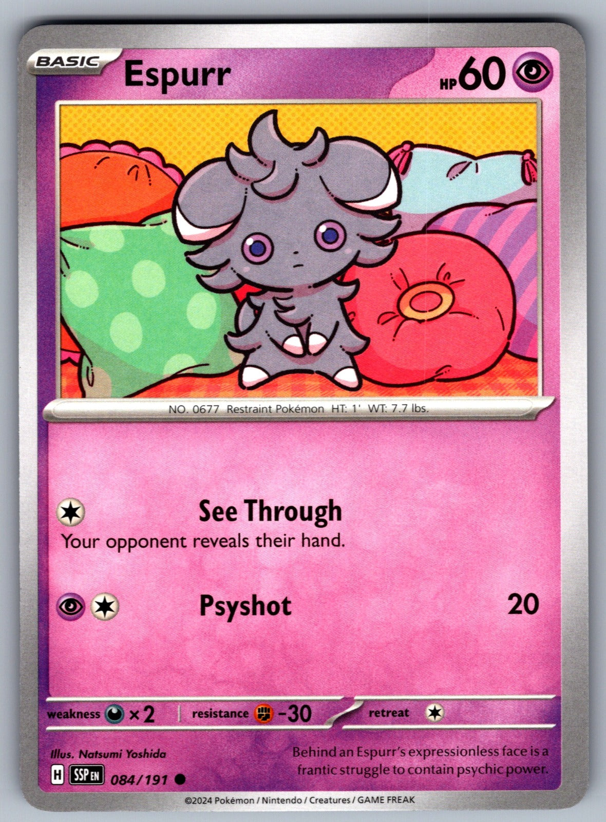 Espurr Common SV08: Surging Sparks 084/191 NM 2024