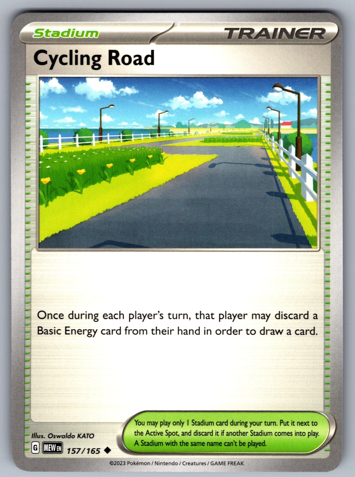 Cycling Road Uncommon SV: Scarlet & Violet 151 157/165 NM 2023