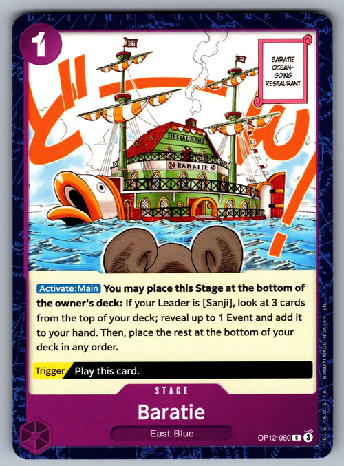Baratie C Legacy of the Master OP12-080 NM 2025