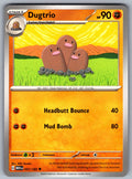 Dugtrio Uncommon SV: Scarlet & Violet 151 051/165 NM 2023