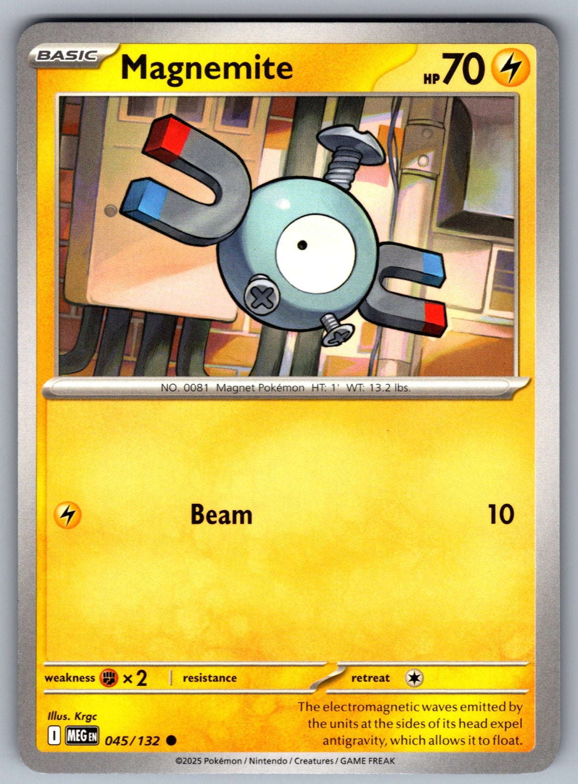 Magnemite Common ME01: Mega Evolution 045/132 NM 2025