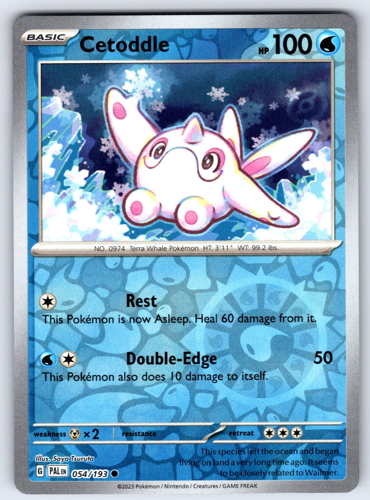 Cetoddle Reverse Holo Common SV02: Paldea Evolved 054/193 NM 2023